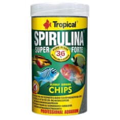 TROPICAL Krmivo pro akvarijní ryby Spirulina Super Forte 1000ml /520g chips