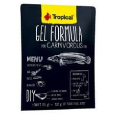 TROPICAL Krmivo pro akvarijní ryby Gel Formula Carnivore 35g