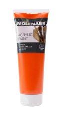 Molenaer akrylová barva 250 ml - oranžová