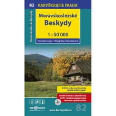 Moravskoslezské Beskydy 1:50 000 - turistická mapa