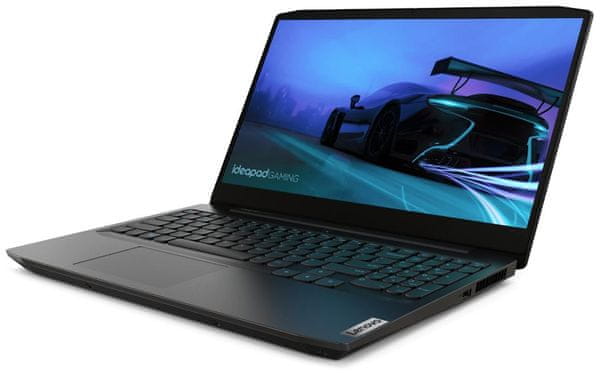 Herný notebook Lenovo IdeaPad Gaming 3 15,6 palcov 60 Hz obnovovacia frekvencia Full HD IPS displej Intel Core i5 11 generácia NVIDIA GeForce GTX WiFi a SSD 16 GB RAM DDR4 7.1 kanálový zvuk potlačenie hluku podsvietená klávesnica