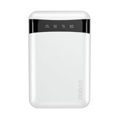 DUDAO K3Pro Power Bank 10000mAh 2x USB, bílý