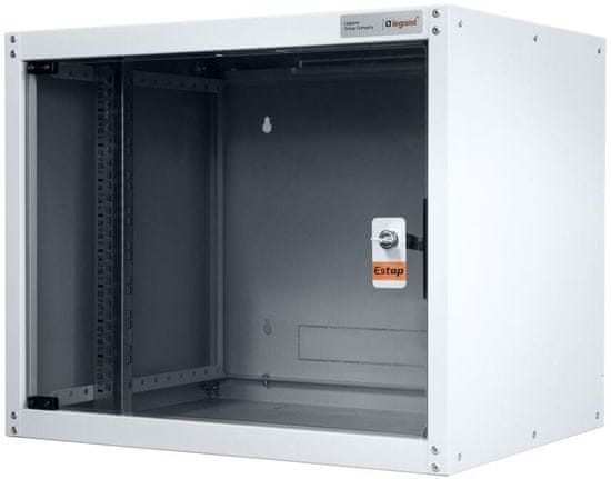 LEGRAND EvoLine nástěnný datový rozvaděč 20U, 600x450mm, 65kg, skleněné dveře