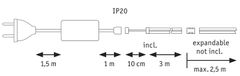 Paulmann PAULMANN MaxLED 1000 LED Strip Full-Line COB základní sada 3m 36W 528LEDs/m 2700K 50VA 71049