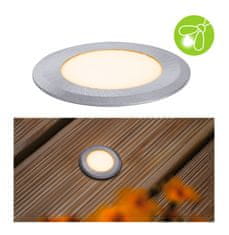 Paulmann PAULMANN LED zemní svítidlo zlaté světlo neláká hmyz IP67 kruhové 50mm 2200K 2,2W 230V hliník umělá hmota/kov 94726