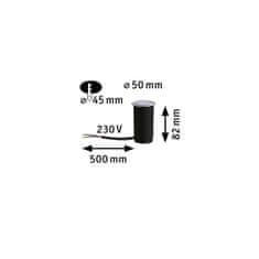 Paulmann PAULMANN LED zemní svítidlo zlaté světlo neláká hmyz IP67 kruhové 50mm 2200K 2,2W 230V hliník umělá hmota/kov 94726