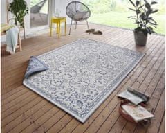 NORTHRUGS Kusový koberec Twin Supreme 103867 Leyte Blue/Cream – na ven i na doma 80x150