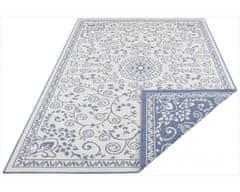 NORTHRUGS Kusový koberec Twin Supreme 103867 Leyte Blue/Cream – na ven i na doma 80x150