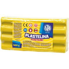 Astra Plastelína 500g Žlutá, 303117003