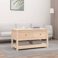 Greatstore Konferenční stolek 102 x 49 x 55 cm masivní borové dřevo