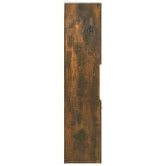 Greatstore Koupelnová skříňka kouřový dub 30x30x130 cm kompozitní dřevo