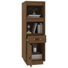 Vidaxl Skříň highboard medově hnědá 34x40x108,5 cm masivní borovice