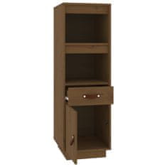 Greatstore Skříň highboard medově hnědá 34x40x108,5 cm masivní borovice