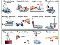 JOKOMISIADA Vzdělávací sada učení o magnetech 12v1 ZA3956