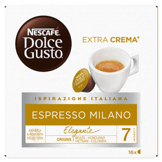 NESCAFÉ Dolce Gusto Espresso Milano – kávové kapsle – 16 ks