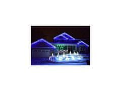 AUR Venkovní LED vánoční závěs - modrá, od 2,5m do 20m, stále svítící, časovač Délka osvětelné části + délka přívodního kabelu a počet LED: 20m+5m, 1000 LED