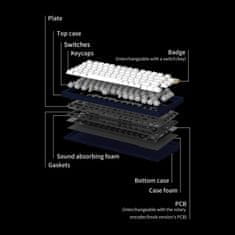 Keychron Q1 QMK Mechanická klávesnice Q1-D3