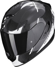 SCORPION Moto přilba EXO-1400 EVO CARBON AIR KENDAL černo/bílá XL
