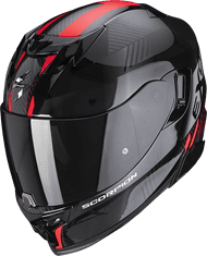 SCORPION Moto přilba EXO-520 EVO AIR LATEN černo/červená XL