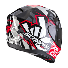 SCORPION Moto přilba EXO-520 EVO AIR ROK BAGOROS černo/červená S