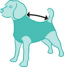 Suitical Pooperační ochranné oblečení pro psa modré 22 - 35cm