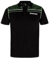 Kawasaki polo triko SPORTS černo-zelené 2XL