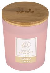 Anděl Přerov Svíčka MAGIC WOOD s dřevěným knotem - Vanilla Sugar 300g 