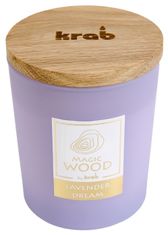 Anděl Přerov Svíčka Magic Wood s dřevěným knotem - Lavender Dream 300g 