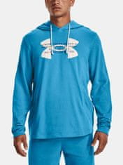 Under Armour Mikina UA Rival Terry Logo Hoodie-BLU S