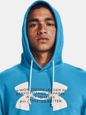 Under Armour Mikina UA Rival Terry Logo Hoodie-BLU S