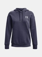 Under Armour Mikina Essential Fleece Hoodie-GRY XS