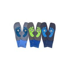 Voxx 3PACK dětské ponožky vícebarevné (Barefootik-mix-boy) - velikost 35/38