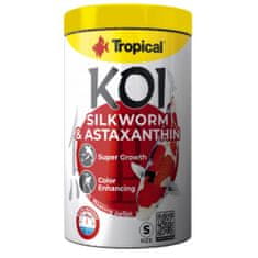 TROPICAL Krmivo pro jezírkové ryby Koi Silkworm & Astaxanthin S 1000ml /320g pellet