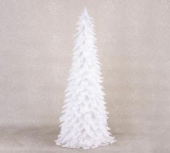 MAGIC HOME Stromeček z chmýří, bílý, 24x60 cm