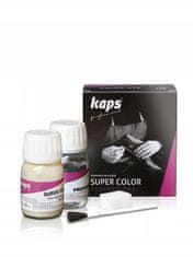 Kaps Profesional Set Super Color 25 ml + Preparer 25 ml bílý kvalitní renovační barva na přírodní a syntetickou kůži