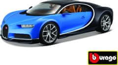 BBurago  1:18 Plus Bugatti Chiron modrá