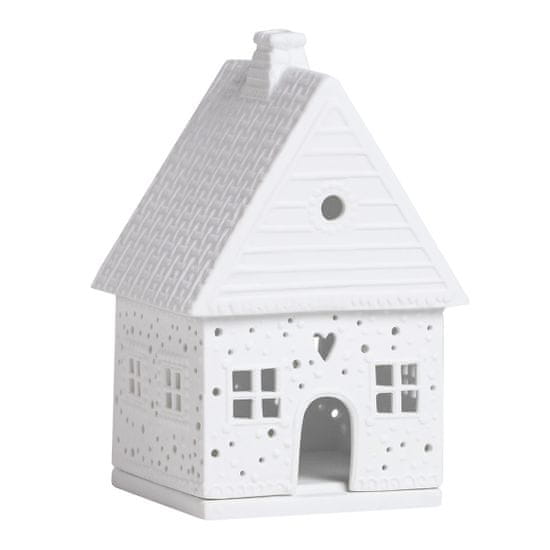 Räder Porcelánový svícen Domek 14 cm