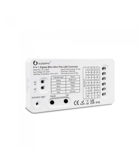 Gledopto GLEDOPTO Zigbee Mini 5-in-1 LED controller (GL-C-002P) -ovladač LED pásů