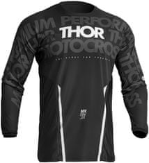 THOR dres PULSE Mono černo-bílý L