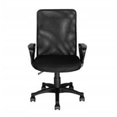 Iso Trade Kancelářská židle černá - 48 x 58 x 102 cm
