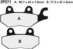 Nissin brzdové destičky 271NS