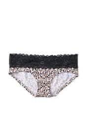 Victoria Secret Dámské kalhotky Lace Huphugger leopardí M