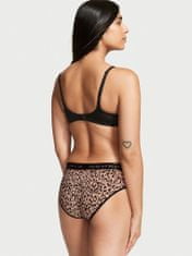 Victoria Secret Dámské kalhotky Logo Hiphugger leopardí M