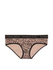 Victoria Secret Dámské kalhotky Logo Hiphugger leopardí M