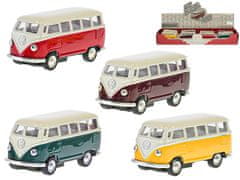 Kinsmart VW Classic autobus 1962 1:64 kov zpětný chod