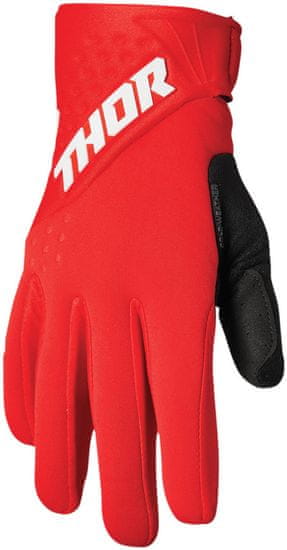 THOR rukavice SPECTRUM Cold černo-bílo-červené