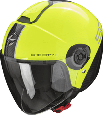 SCORPION Moto přilba EXO-CITY II CARBO neonově žluto/černá XS