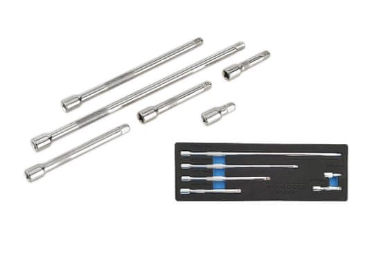 Weber Tools prodloužení 1/4", délka 32 - 50 - 100 - 150 - 200 - 275 mm, sada 6 dílů