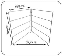 Guardini Sada na PIZZU, 4 plechy a stojan, Guardini