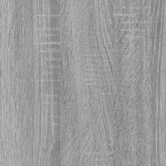 Greatstore Noční stolek šedý sonoma 40 x 30 x 30 cm kompozitní dřevo